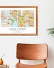 plakaty Plakat Personalizowana mapa PODRÓZE serca 4 miejsca 2