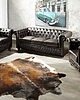 sofy i szezlongi Sofa Chesterfield Dark Coffee 3-osobowa 5