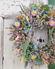 wianki Wianek naturalny z suszonych kwiatów i eukaliptusa "Szept Łąki" 6
