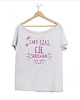 t-shirt damskie Cały czas cię słucham Szary Oversize 1