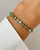 bransoletki z kamieni naturalnych Bransoletka na gumce - turkus afrykański 2