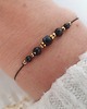 bransoletki na sznurku Bransoletka z czarnym turmalinem 1