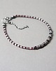 bransoletki wire wrapping Żmijka vol. 4 /garnet/ - bransoletka 3