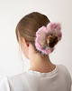 gumki do włosów Scrunchie pink pastel 2