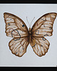 grafiki i ilustracje Motyl geometryczny - beżowy 1