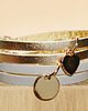 bransoletki skórzane flo gold & gold bransoletka skórzana 1