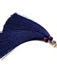 kolczyki chwosty Kolczyki chwosty Maxi boho /navy blue - bordoux/ 3