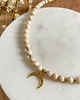chokery Choker z kamienia rzecznego z półksiężycem 2