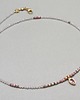 chokery Kwarc różowy i rubiny /choker/ - Szlachetna kolekcja 2