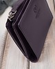 portfele damskie Portfel damski skórzany mały fioletowy w orientacji poziomej z RFID SL-06-VI 3
