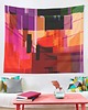 makramy Gobelin / arras bawełniany z nadrukiem Thin Line 2