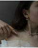 srebrne naszyjniki Srebrny naszyjnik z pereł naturalnych z kokardką 3