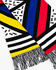 szale damskie Pop art geometryczny szalik bawełna organiczna Kabak 2