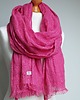 szale damskie Szal lniany damski, lniany szal szalik RÓŻOWY 1
