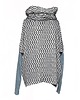 bluza z kapturem damska Nubee - Bluza QOM#01 - Komin prosty 2