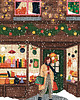 puzzle dla dzieci "Christmas Bookstore" by Katarzyna Bednarska puzzle 500 el. w ozdobnej tubie 1