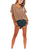 t-shirt damskie Bluzka C203 beż 5