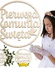 komunia - pozostałe Koło OBRĘCZ Pierwsza Komunia Święta 50cm Napis Wianek ze sklejki na ścianę 1