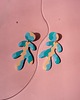 kolczyki z masy plastycznej Wiszące kolczyki Henri Matisse 3
