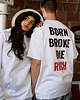 bluzy męskie Bluza z kapturem OVERSIZE Flow White 3