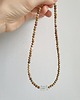 chokery Naszyjnik choker ROOTS jaspis obrazkowy, prasiolit, hematyt 2