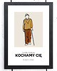 plakaty Plakat Dziadek, prezent na Dzień Dziadka, Line Art 1