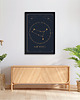 plakaty Plakat Bliźnięta/Gemini Znaki Zodiaku Gwiazdozbiór 1