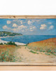 plakaty PLAKAT Monet, krajobraz morski, sztuka ścienna, klify Pourville 2