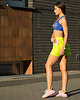 spódnice mini Spódniczka biegowa z kieszonkami LAMBADA-żółta 2