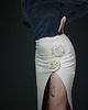 spódnice midi Peony Skirt - ecru 1
