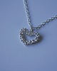 srebrne naszyjniki Srebrny naszyjnik z zawieszką Bubble Heart 1
