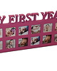 ramki na zdjęcia Multiramka ramka na zdjęcia z napisem  MY FIRST YEAR mdf 12 zdjęć 1