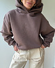bluza z kapturem damska Bluza Soho choclate z kapturem 4