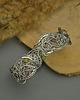 bransoletki wire wrapping Bransoleta szeroka kolorowe turmaliny wire wrapping stal chirurgiczna 1