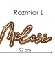dodatki ślubne Napis drewniany 3D na wesele "Miłość" 3
