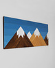 inne Drewniany obraz mozaika - Blue sky 2