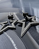 kolczyki srebrne Srebrne kolczyki wkrętki Gwiazdki Rockstar dark, wersja mniejsza 1
