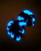 kolczyki z żywicy Kolczyki z żywicy LISĆ MONSTERY - bordo i fiolet fluorescencyjny 6