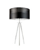 lampy stołowe Czarno-złota lampa stołowa na trójnogu ALTA GLAM 6