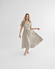 sukienki midi damskie Lniana Sukienka JASMINE NATURAL 1