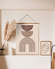 plakaty Plakat modern, beżowa tęcza, modern, boho plakat 1