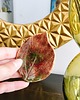 pojemniki na biżuterię Ceramiczna podstawka brązowo-oliwkowy liść 2