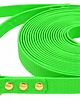 smycze i obroże dla psów i kotów Smycz miejska dla psa z rączką wodoodporna NEON ZIELONA 500cm 5m taśma 2cm 1