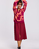 swetry damskie  Sweter w kwiaty - model 4(BK-056) 1