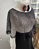 ubrania różne Narzutka koronkowa czarna szydełkowa 3