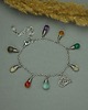 bransoletki wire wrapping Bransoletka serce kolorowa wire wrapping 2