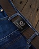 paski męskie BRĄZOWY PASEK PARCIANY DO JEANSÓW PAOLO PERUZZI PW-26-95 3