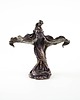 figurki i rzeźby Mosiężna figurka kobieca w stylu Art Deco 1