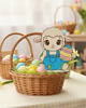 ozdoby wielkanocne Baranek Owieczka Figurka 10cm Wielkanocna do Koszyczka Malowania dla Dzieci 3