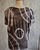 t-shirt damskie T-shirt shibori farbowany roślinami Tanins 2